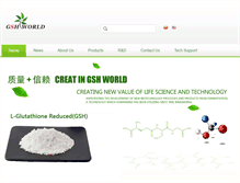 Tablet Screenshot of gsh-world.com